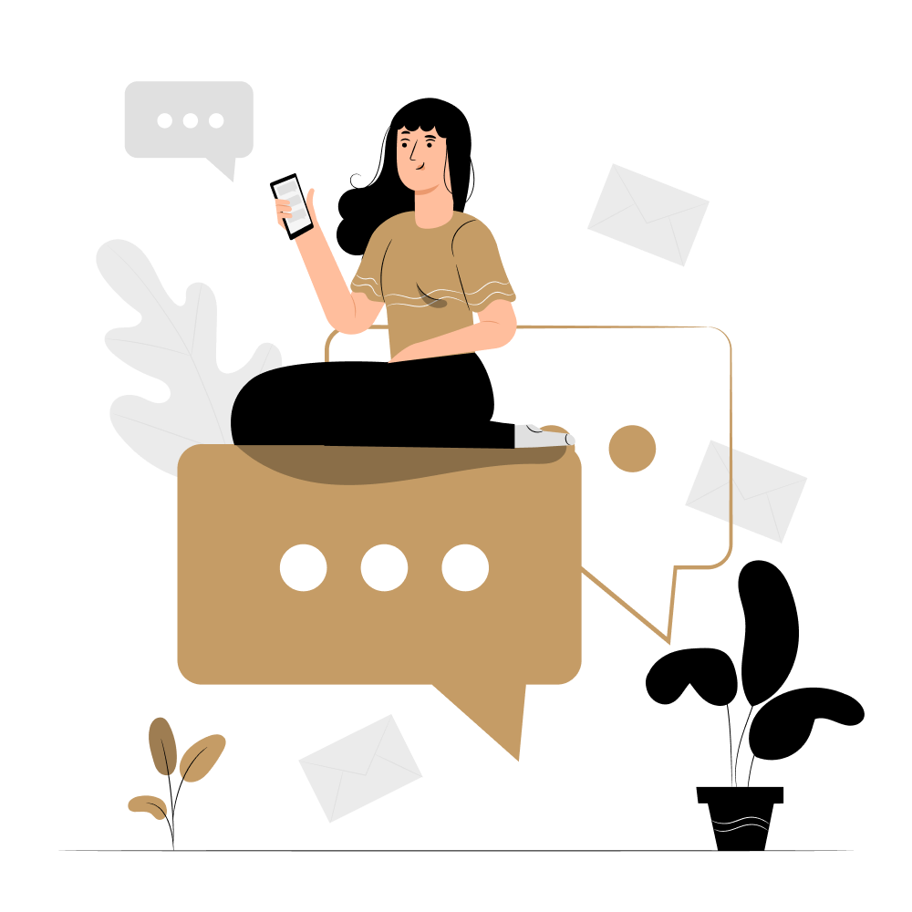 Messaging and Support Illustration